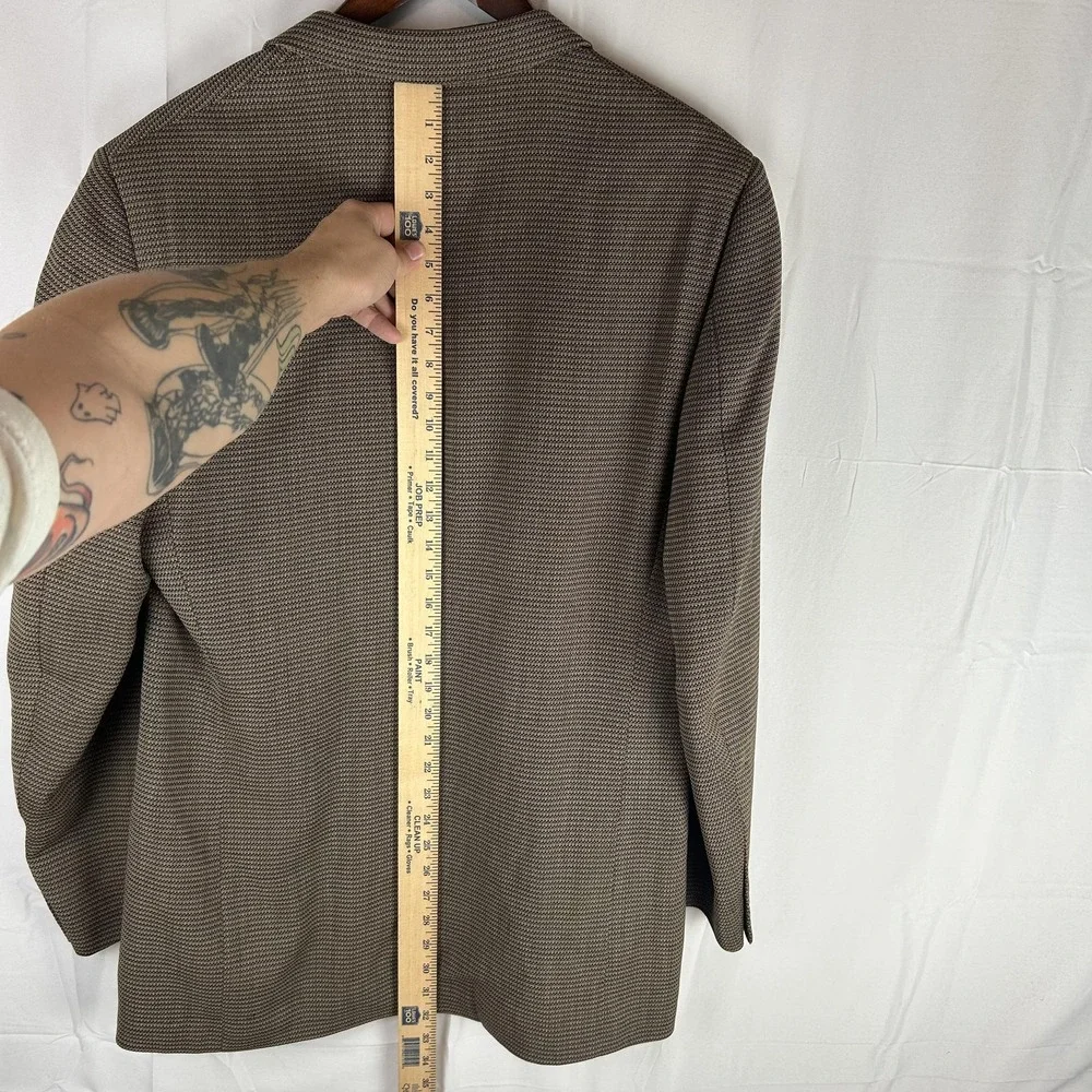 Ermenegildo Zegna Soft Jacket Mens 44R Brown Wool Blazer Made Switzerland‎